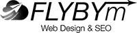 FLYBYm Web Design and SEO Logo